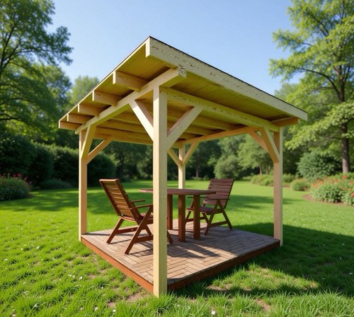 Holzpavillon gartenhaus - holzpavillon,