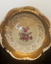 gebäckschale Bavaria goldrand