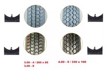 2x Reifen mit Schlauch für