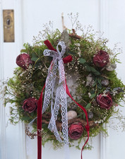 Rosenkranz  Wandkranz Natur