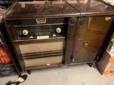 Philips 1004 Musiktruhe mit Schellack Platten