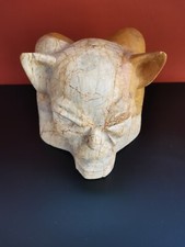 Steinfigur Fabelwesen  Steinkopf - Gesicht 