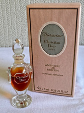 DIOR - AMPHORE - Diorissimo - 7,5 ml reines Parfum -  BACCARAT - ca. 1950/60 OVP