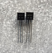 BC547B NPN, BC557B PNP