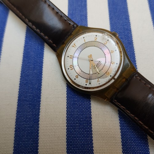 Swatch uhr braun - swatch,