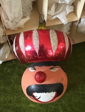 Alter Christbaumschmuck -  Kopf Mexikaner freigeblasen 135