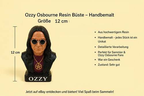 Handbemalte resin büste - handbemalte, 12