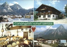 Lermoos Tirol Camping Hofherr Panorama Gastraum