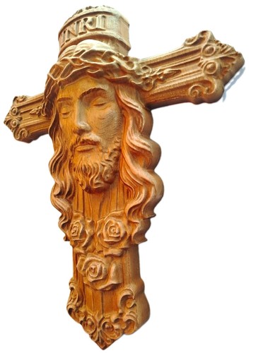 Wandkreuz kruzifix holz relief - wandkreuz,