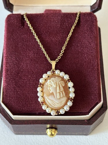 Vintage muschel kamee - vintage,