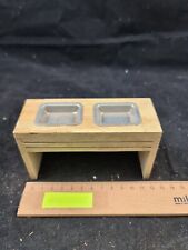 Spültisch Aufwaschtisch Abwasch Holz Puppenhaus Puppenstube antik alt