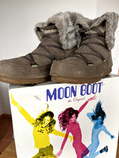 Moon Boot the Original - W.E. Oyster, Farbe Schlamm, Größe 40, fast wie neu
