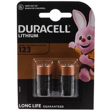 Foto Batterie Duracell Ultra 123 CR123A DL123A RCR123 2er Blister 3V  Lithium 