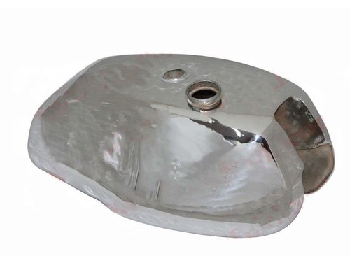 Benzintank aus stahl mit chrom - stahl,