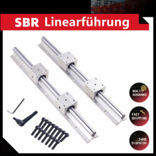 2X SBR20 200mm-4500mm Linearführung Linearwelle Rail +4X SBR20UU Lagerblock NEW