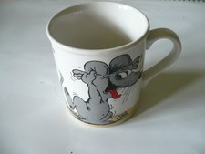 1 Ulli Stein Porzellantasse/Kaffeehaferl von 1989  ca. 9cm h. Durchm. ca. 8 cm