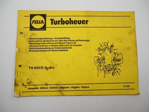Fella th660d hydro turboheuer - th660d,