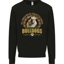 A Bulldogge Hund Herren Sweatshirt Pullover