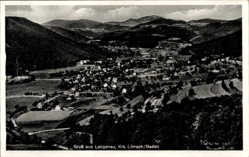 Langenau schopfheim in - ak,