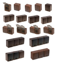 Aufputzsteckdosen braun IP44 Steckdose Schuko Schalter Feuchtraum Außenbereich