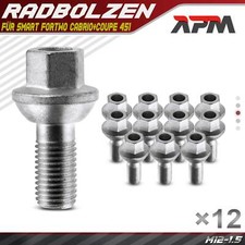 12x Radbolzen Radschraube Vorne oder Hinten für Smart Fortwo Cabrio+Coupe 451