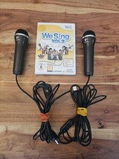 Nintendo Wii Spiel We Sing Vol 2 mit 2 x  Mikrofone Mikro Mikrofon Mikros