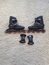 Rollschuhe / Rollerblades K2 V02 Größe 45  mit Ellbogenschützern
