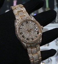 moissanite herren custom uhr