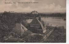 Ansichtskarte Rastenburg  Ostpr.  Oberteich mit Villa Ahl 1915