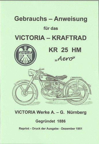 Gebrauchsanweisung victoria - gebrauchsanweisung,