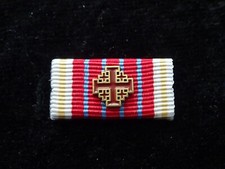(S1-432) Ordensspange Bandspange Orden Jerusalem Pilgerkreuz bronze Bandschnalle