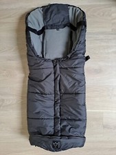 Thermo Fleece Kinderwagen Fußsack Pooly (Kaiser) Nr. 748 grau melange, neuwertig
