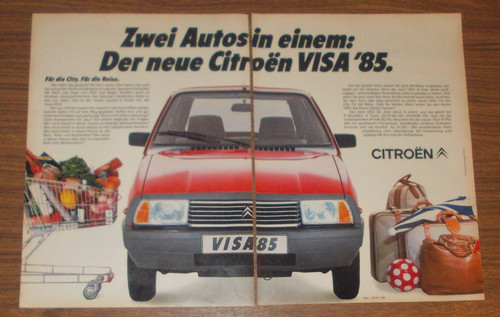 Seltene werbung citroen visa - seltene,