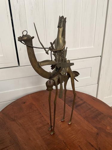 Bronze messing skulptur - messing,