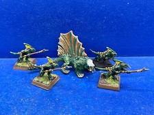 RAR! alter Salamander der Echsenmenschen METALL BEMALT 2