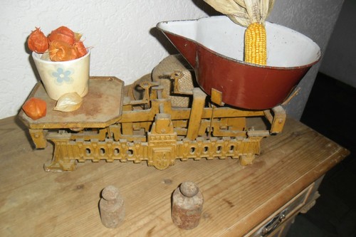 Alte antike neigungswaage - antike,