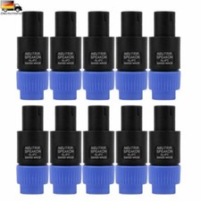 10st Speakon PA-Lautsprecher Stecker 4Polig Schraubbar Profi Boxen Speaker Kabel