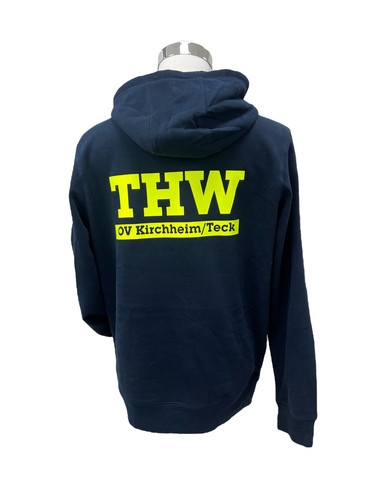 Thw hoodie marineblau mit - thw, marineblau,