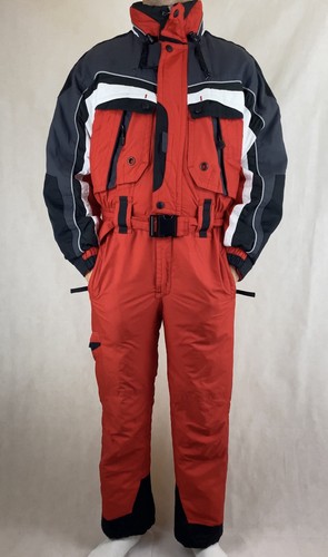 Vintage skioverall rot l - vintage,
