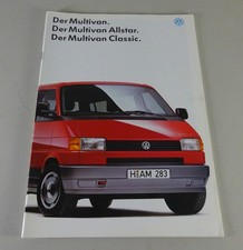 Prospekt/Broschüre VW Bus T4