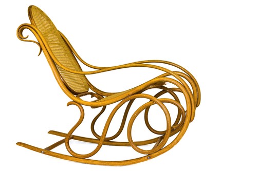 Original thonet schaukelstuhl - original,