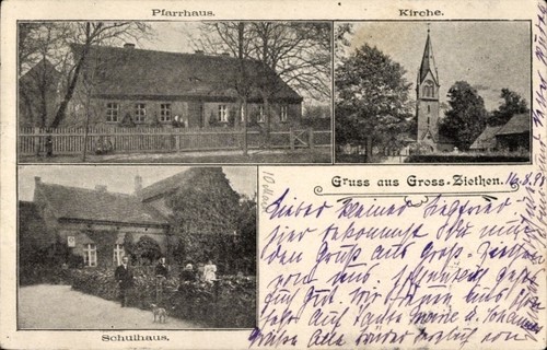 Groß ziethen kremmen im - ak,