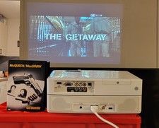 Beamer EPSON EB-W8D LW, Multimediaprojektor, weiß, gebraucht, mit Fernbedienung 