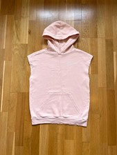 Hoodie H&M Sweatshirt Girl Pullover ärmellos Kapuze Neon Apricot, Gr. 158/164