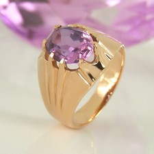 Schöner Ring 583 Rotgold 14K