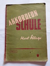 AKKORDEON SCHULE TEIL 1 von Karl Kluge, Gebraucht