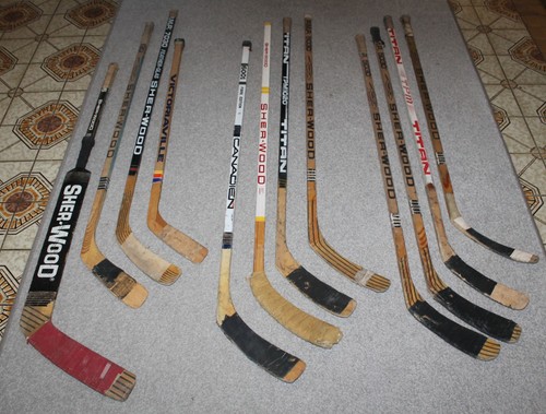 Vintage eishockeyschläger - vintage,