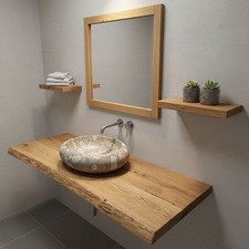 Altholz Eiche Waschtischplatte