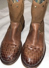 Biker Stiefelette Cognac Gr