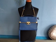 Elegante blaue Handtasche mit
